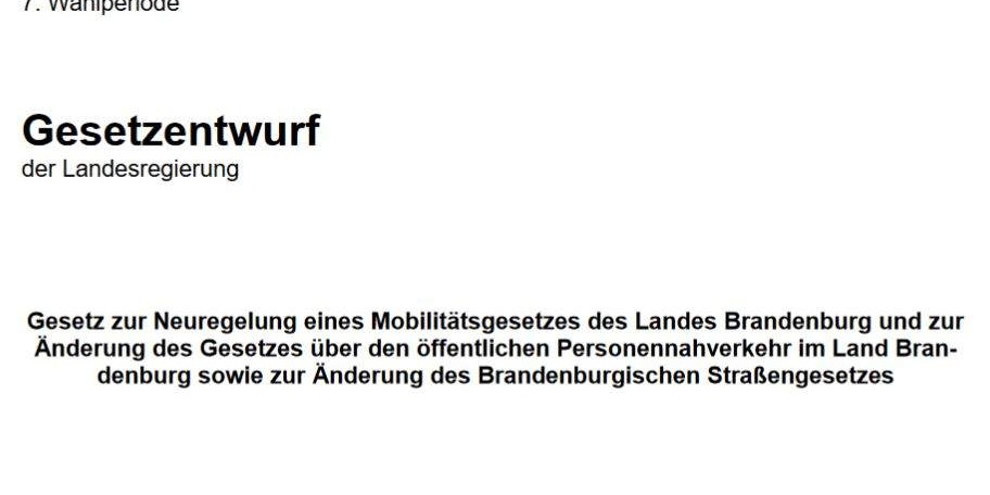 24-01-26 Brandenburg Mobilittäsgesetz