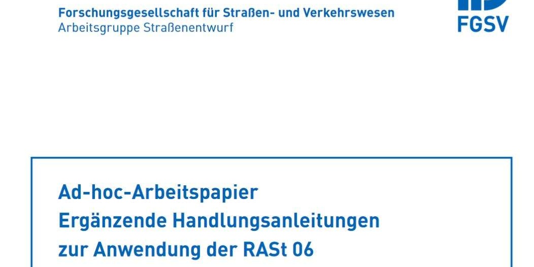 Richtlinie Zur Anlage Von Stadtstraßen rad.sh