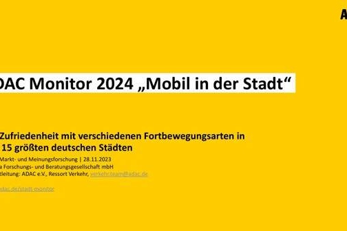 ADAC Monitor Mobil in der Stadt