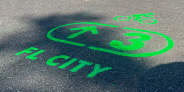 Veloroutenmarkierung FL